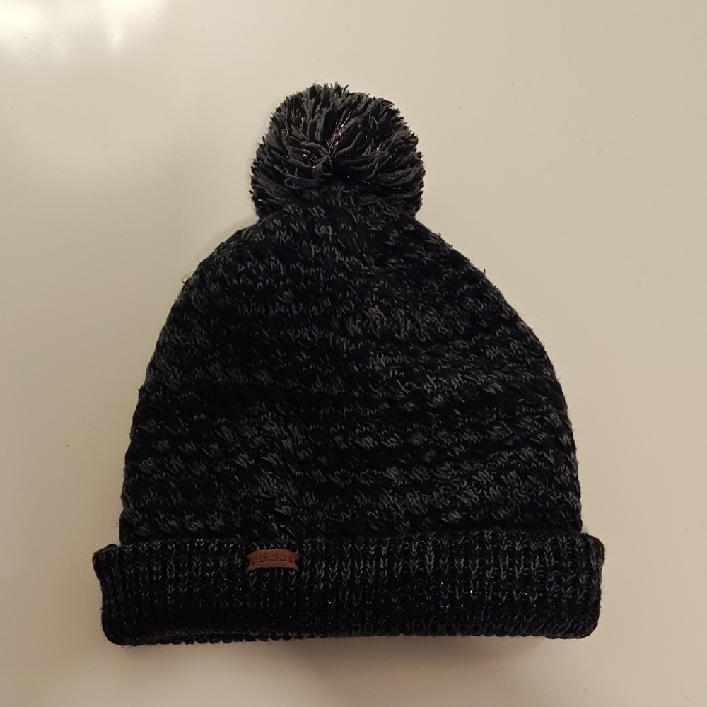 Adidas Dark Knit Beanie with Pom